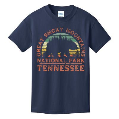 Great Smoky Mountains National Park Tennessee Bear Hiking Kids T-Shirt