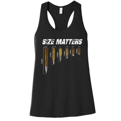 Grunt.Style Size Matters Women's Racerback Tank