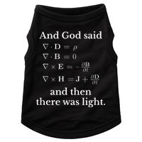 God Said MaxwellS Equations Integral Form Geeks Doggie Tank