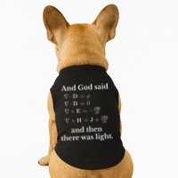 God Said MaxwellS Equations Integral Form Geeks Doggie Tank