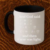 God Said MaxwellS Equations Integral Form Geeks Mug