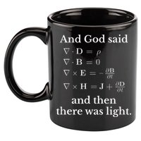 God Said MaxwellS Equations Integral Form Geeks 11oz C Handle Ceramic Mug