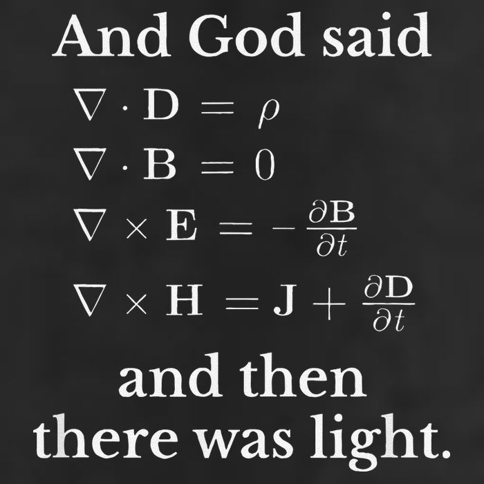 God Said MaxwellS Equations Integral Form Geeks Beanie