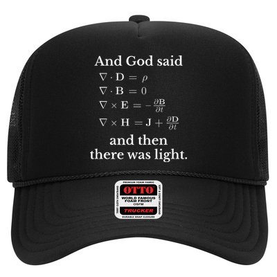God Said MaxwellS Equations Integral Form Geeks Trucker Hat