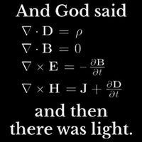 God Said MaxwellS Equations Integral Form Geeks Cropped Pullover Crew