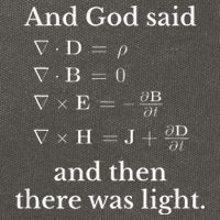 God Said MaxwellS Equations Integral Form Geeks Cotton Canvas Backpack
