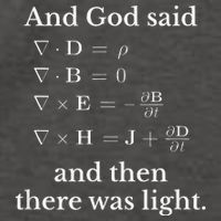 God Said MaxwellS Equations Integral Form Geeks Vector Backpack