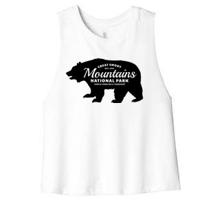 Great Smoky Mountains National Park Sweagift Women's Racerback Cropped Tank