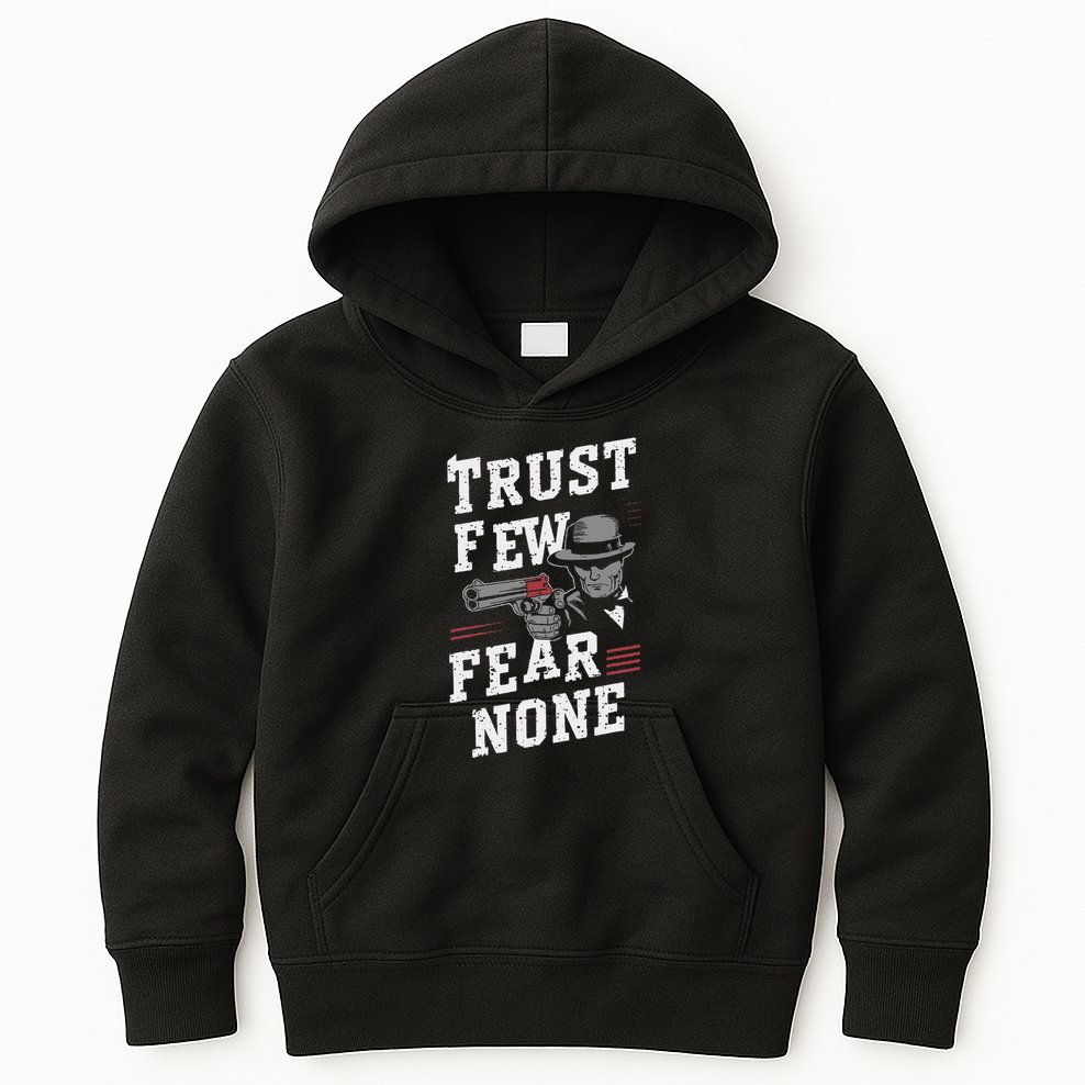 Gangster Style Mafia Lifestyle Organized Crime Family Kids Hoodie