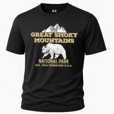 Great Smoky Mountains National Park Tennessee Bear Gift Performance Shirt
