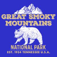 Great Smoky Mountains National Park Tennessee Bear Gift Button