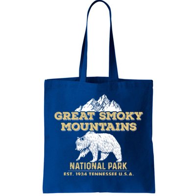 Great Smoky Mountains National Park Tennessee Bear Gift Tote Bag