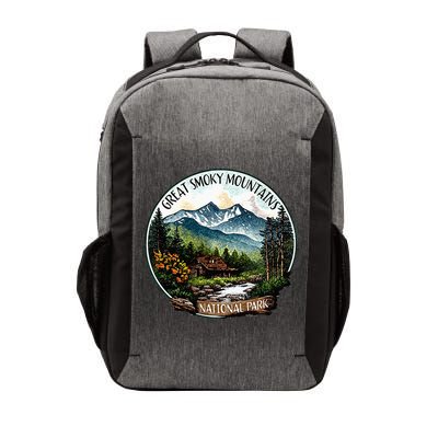 Great Smoky Mountains National Park Vintage Scene Souvenir Vector Backpack