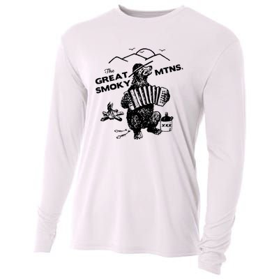 Great Smoky Mountains National Park TN Bear Cooling Performance Long Sleeve Crew