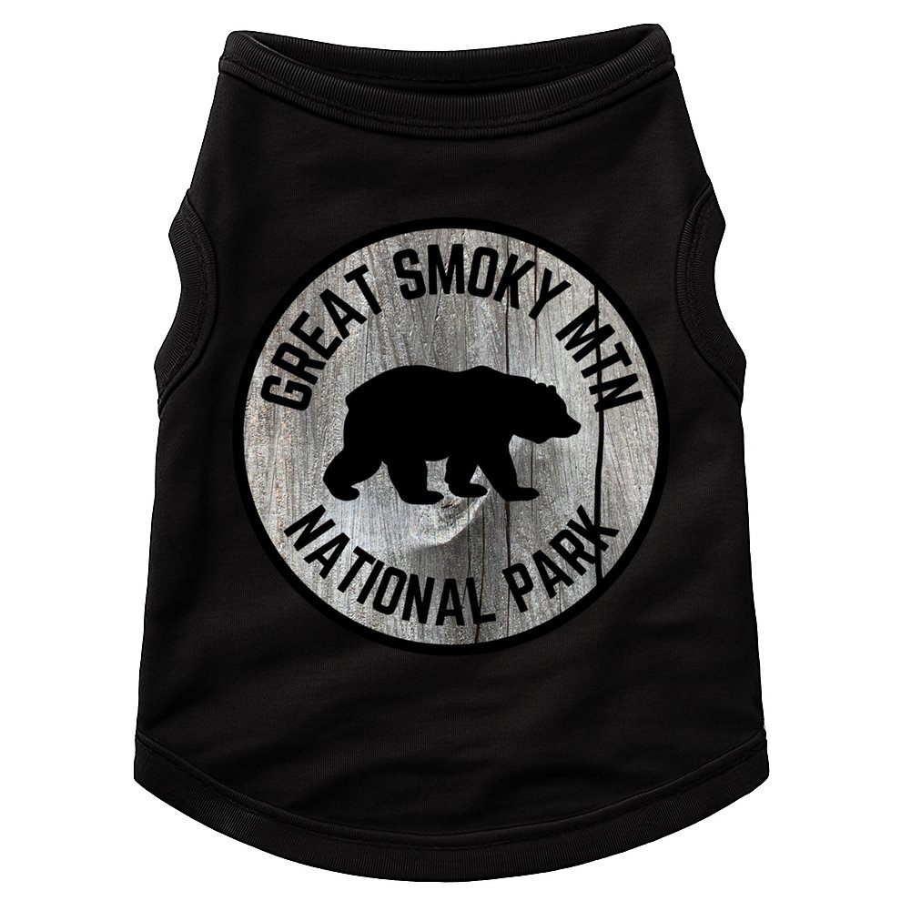 Great Smoky Mountains National Park Tennessee Bear Outdoors Gift Doggie Tank