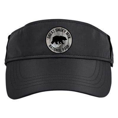 Great Smoky Mountains National Park Tennessee Bear Outdoors Gift Adult Drive Performance Visor
