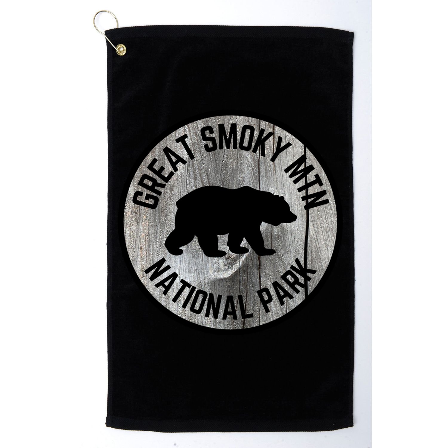 Great Smoky Mountains National Park Tennessee Bear Outdoors Gift Golf Towel