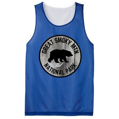 Great Smoky Mountains National Park Tennessee Bear Outdoors Gift Mesh Reversible Basketball Jersey Tank