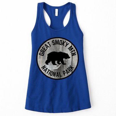 Great Smoky Mountains National Park Tennessee Bear Outdoors Gift Womens Tank Top