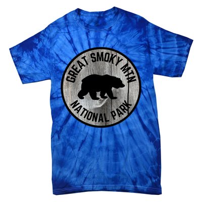 Great Smoky Mountains National Park Tennessee Bear Outdoors Gift Tie-Dye T-Shirt