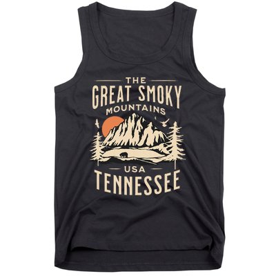 Great Smoky Mountains National Park Tennessee Hike Outdoors Tank Top