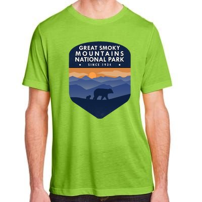 Great Smoky Mountains National Park TN Bear Adult ChromaSoft Performance T-Shirt