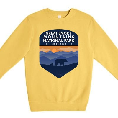 Great Smoky Mountains National Park TN Bear Premium Crewneck Sweatshirt