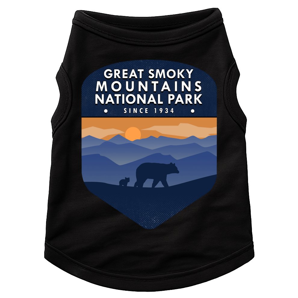 Great Smoky Mountains National Park TN Bear Doggie Tank