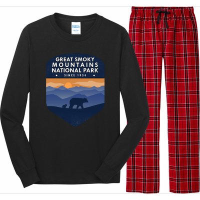 Great Smoky Mountains National Park TN Bear Long Sleeve Pajama Set