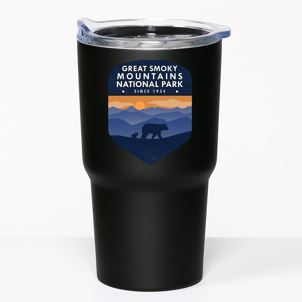 Great Smoky Mountains National Park TN Bear Tumbler
