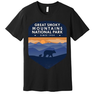 Great Smoky Mountains National Park TN Bear Premium T-Shirt