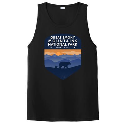 Great Smoky Mountains National Park TN Bear PosiCharge Competitor Tank