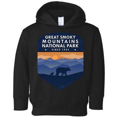 Great Smoky Mountains National Park TN Bear Toddler Hoodie