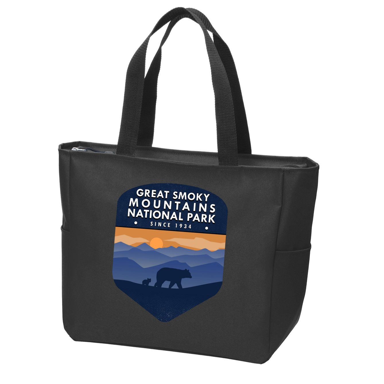 Great Smoky Mountains National Park TN Bear Zip Tote Bag