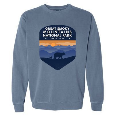 Great Smoky Mountains National Park TN Bear Garment-Dyed Sweatshirt