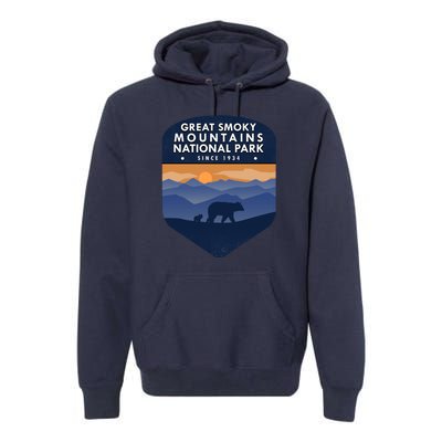 Great Smoky Mountains National Park TN Bear Premium Hoodie