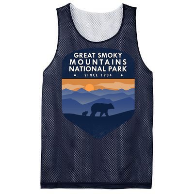 Great Smoky Mountains National Park TN Bear Mesh Reversible Basketball Jersey Tank