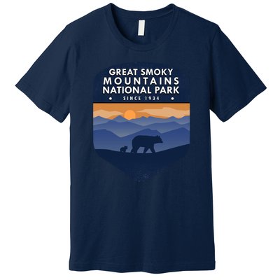 Great Smoky Mountains National Park TN Bear Premium T-Shirt