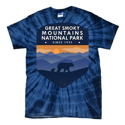 Great Smoky Mountains National Park TN Bear Tie-Dye T-Shirt