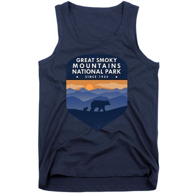 Great Smoky Mountains National Park TN Bear Tank Top