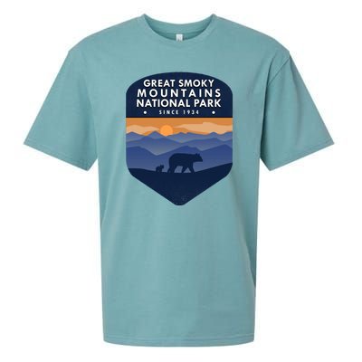 Great Smoky Mountains National Park TN Bear Sueded Cloud Jersey T-Shirt