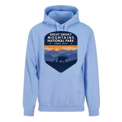 Great Smoky Mountains National Park TN Bear Unisex Surf Hoodie