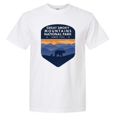 Great Smoky Mountains National Park TN Bear Garment-Dyed Heavyweight T-Shirt