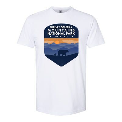 Great Smoky Mountains National Park TN Bear Softstyle CVC T-Shirt