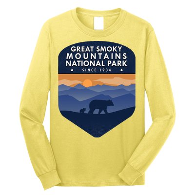 Great Smoky Mountains National Park TN Bear Long Sleeve Shirt