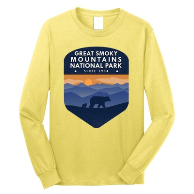 Great Smoky Mountains National Park TN Bear Long Sleeve Shirt