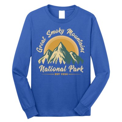 Great Smoky Mountains National Park Vintage Cute Gift Long Sleeve Shirt