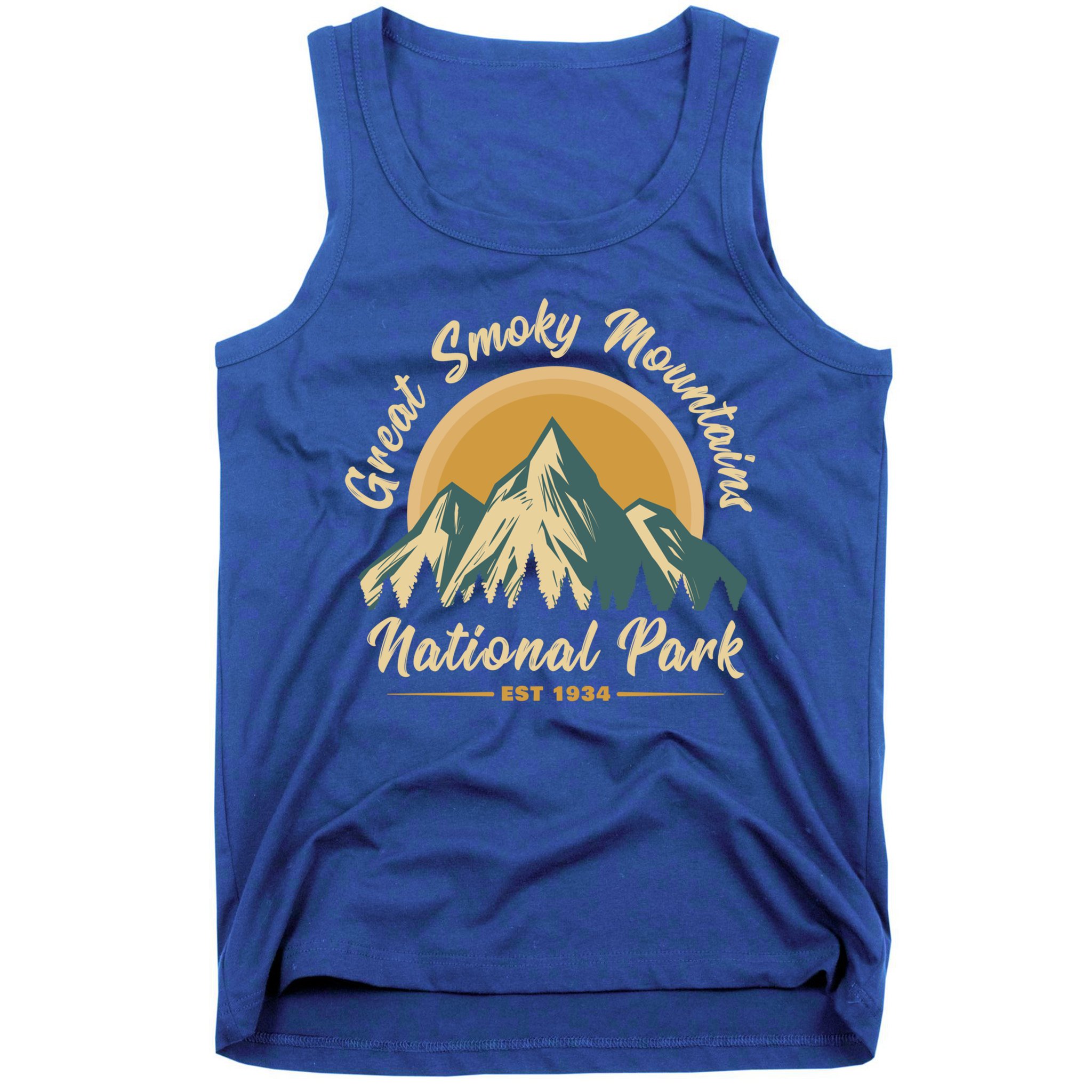 Great Smoky Mountains National Park Vintage Cute Gift Tank Top