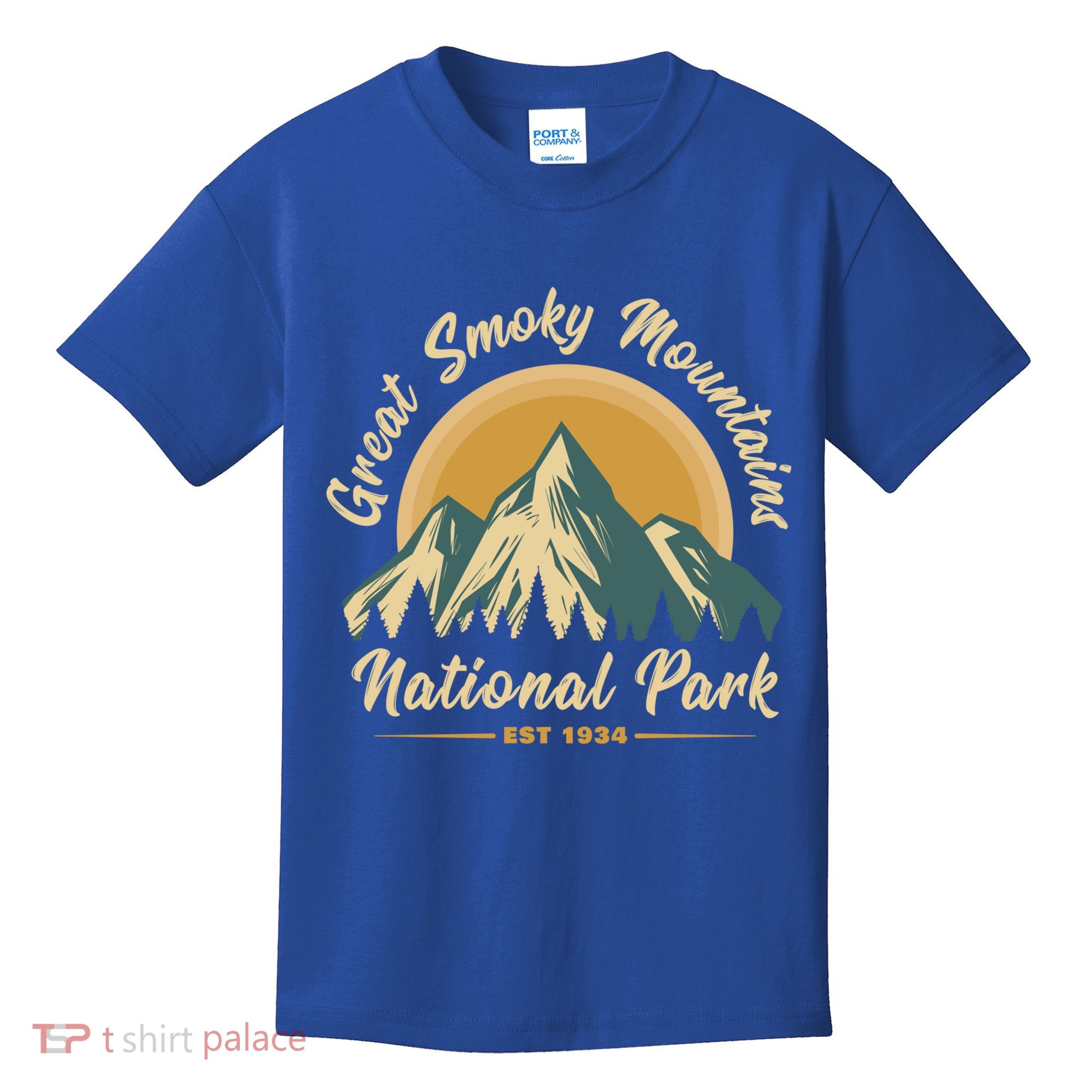 Great Smoky Mountains National Park Vintage Cute Gift Kids T-Shirt