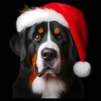 Greater Swiss Mountain Dog With Santa Hat Christmas Dog Mom Gift Impact Tech Backpack